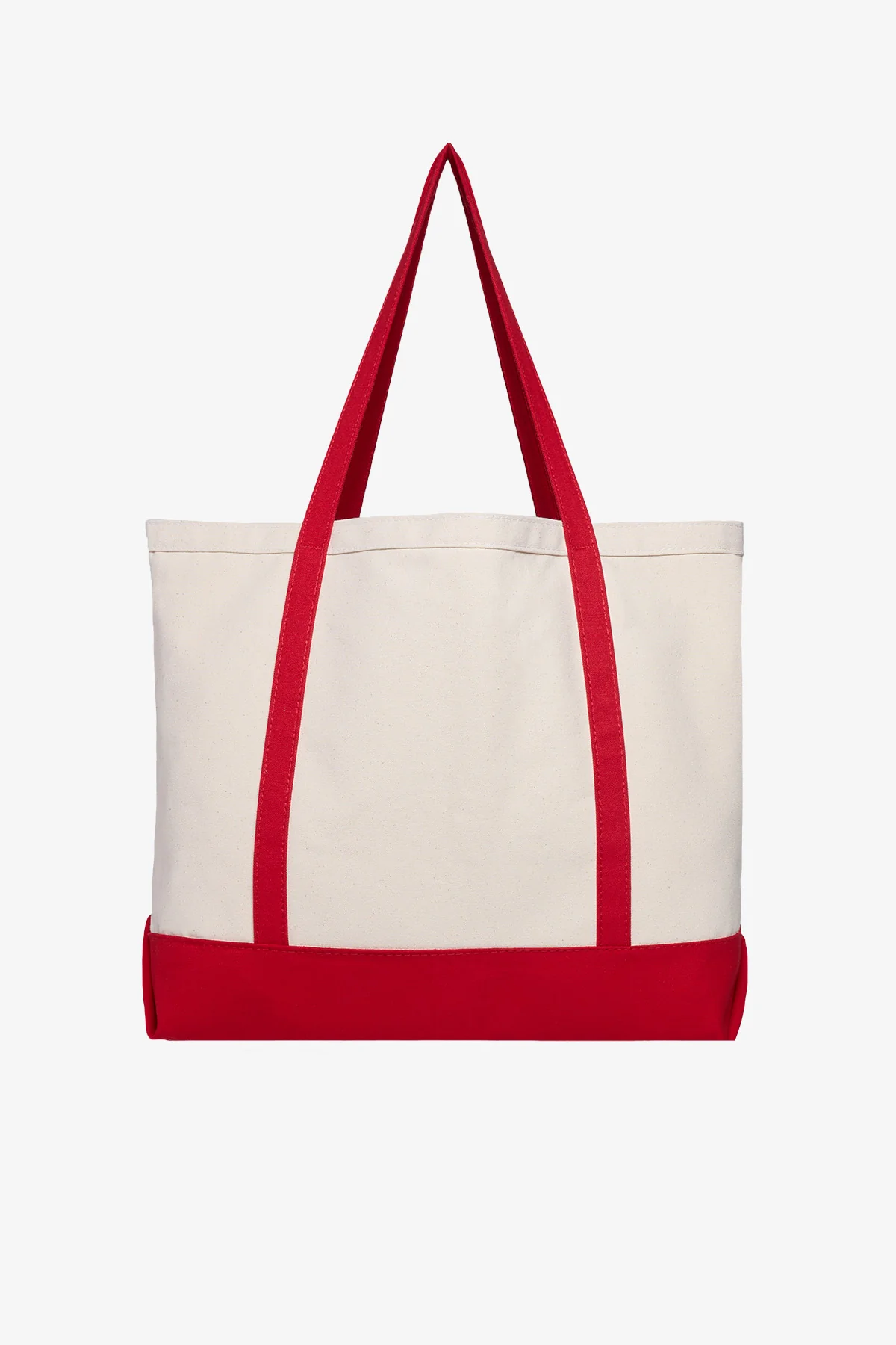 VOGUE Canvas Tote Red - Image 2