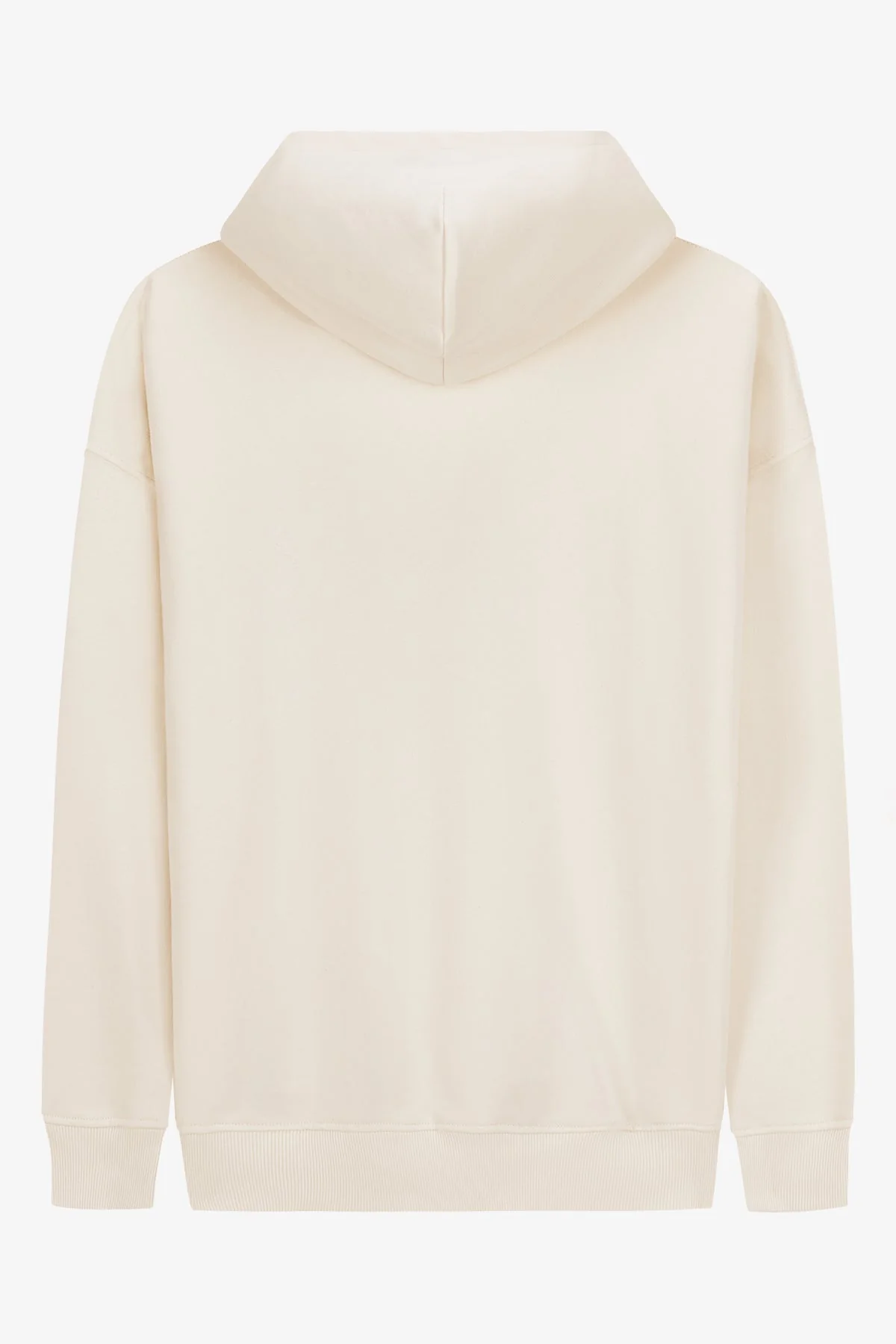 VOGUE Patch Hoodie Cream - Image 3