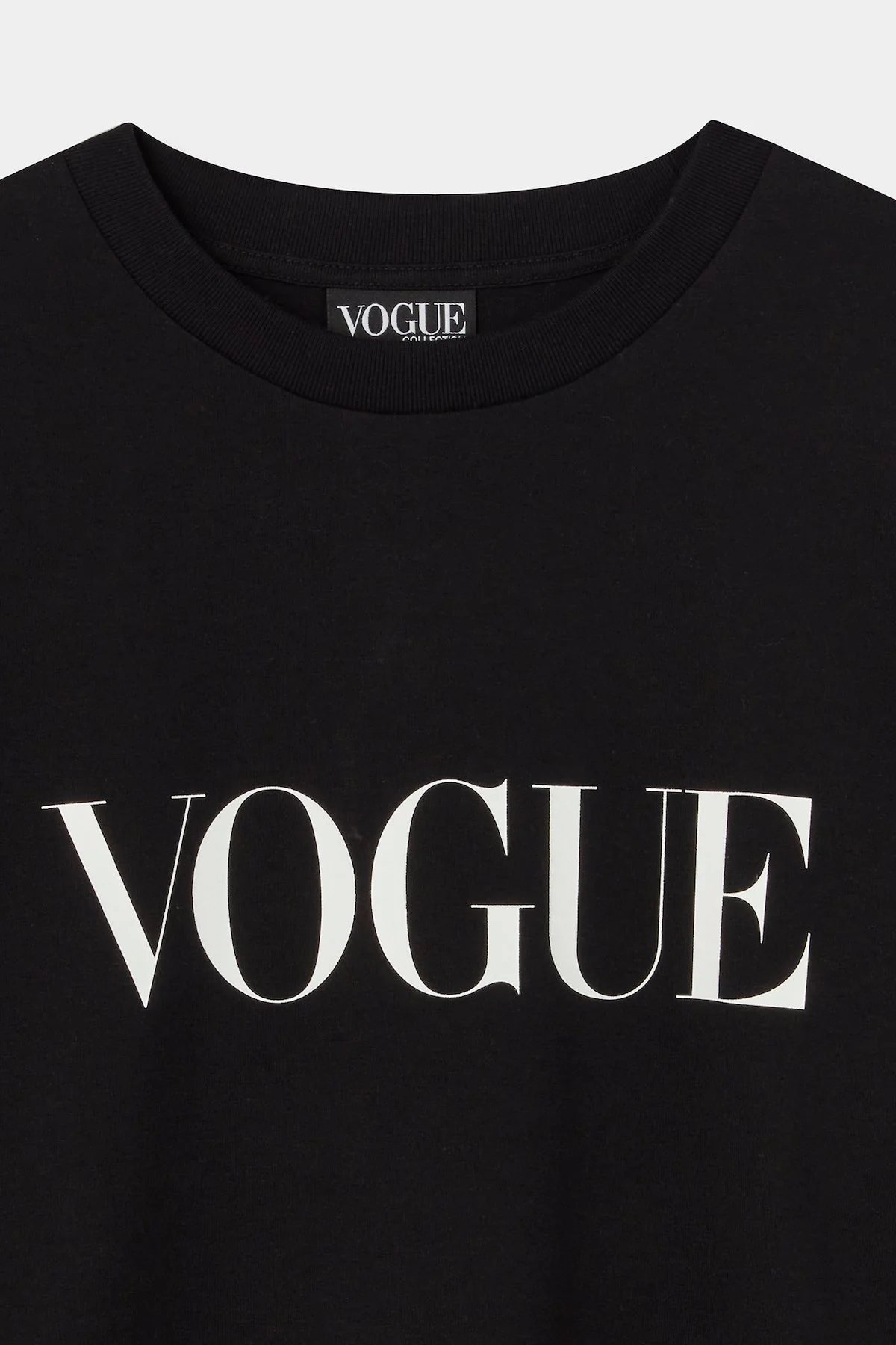 『VOGUE』ロゴ ロングTシャツ ブラック - Image 5