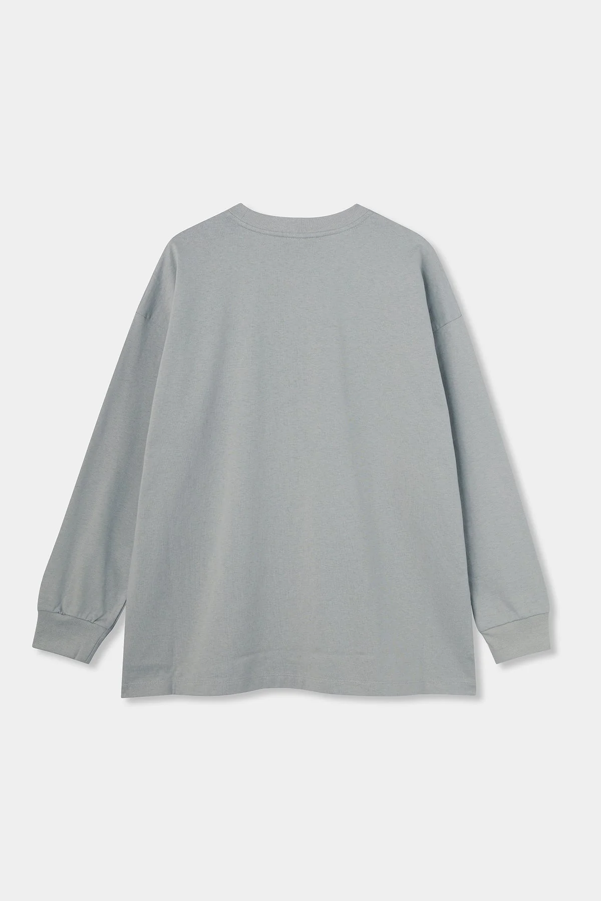 『VOGUE』カレッジロゴ ロングTシャツ グレー×フォレストグリーン - Image 3