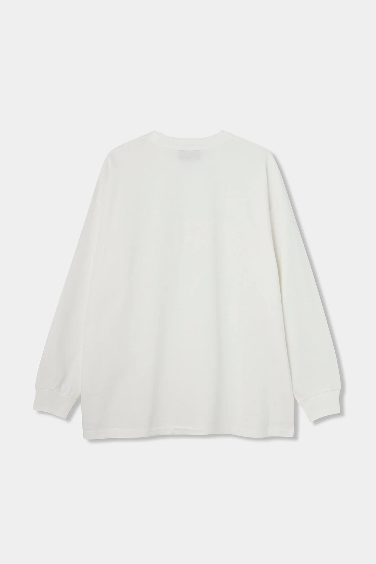 『VOGUE』カレッジロゴ ロングTシャツ ホワイト×ネイビー - Image 3