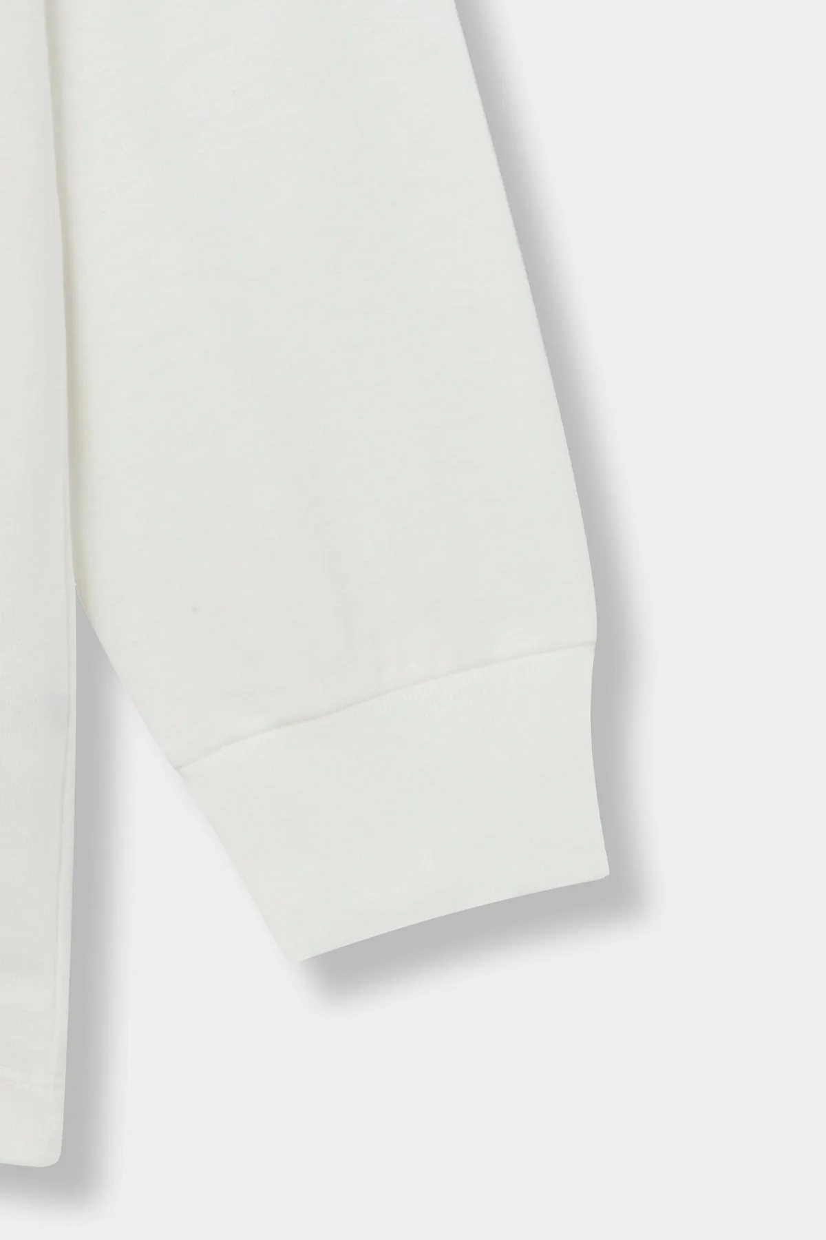 『VOGUE』カレッジロゴ ロングTシャツ ホワイト×ネイビー - Image 8