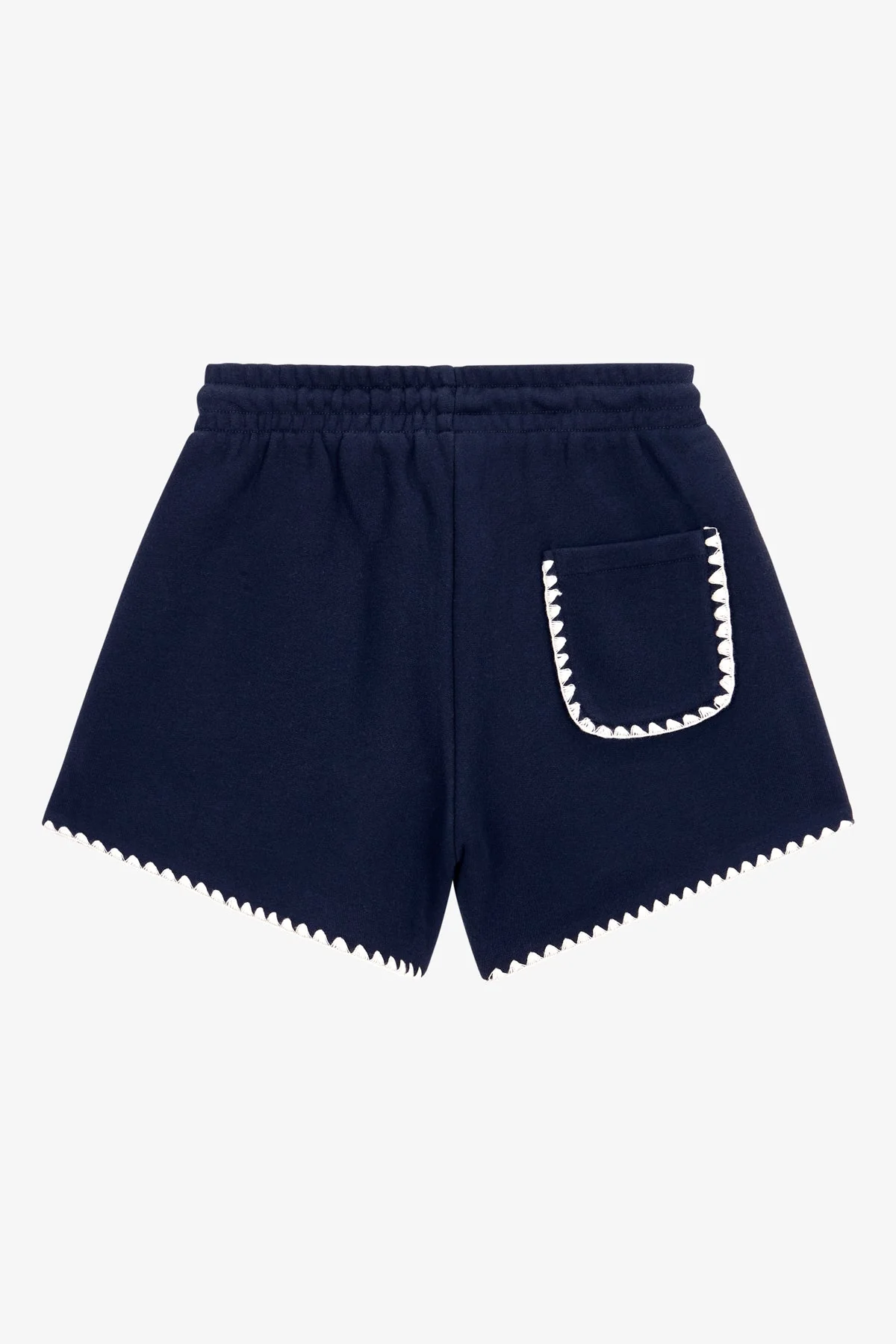 VOGUE Midnight Blue Shorts Embroidered Logo - Image 5