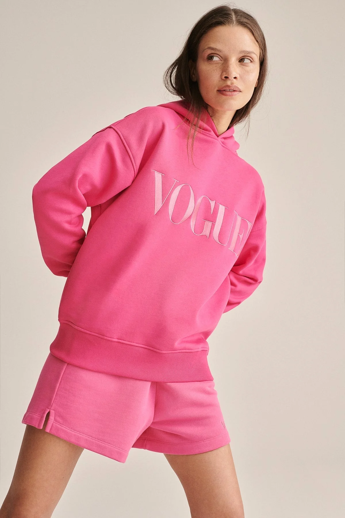 VOGUE Hoodie | Pink Monochromatica - Image 2