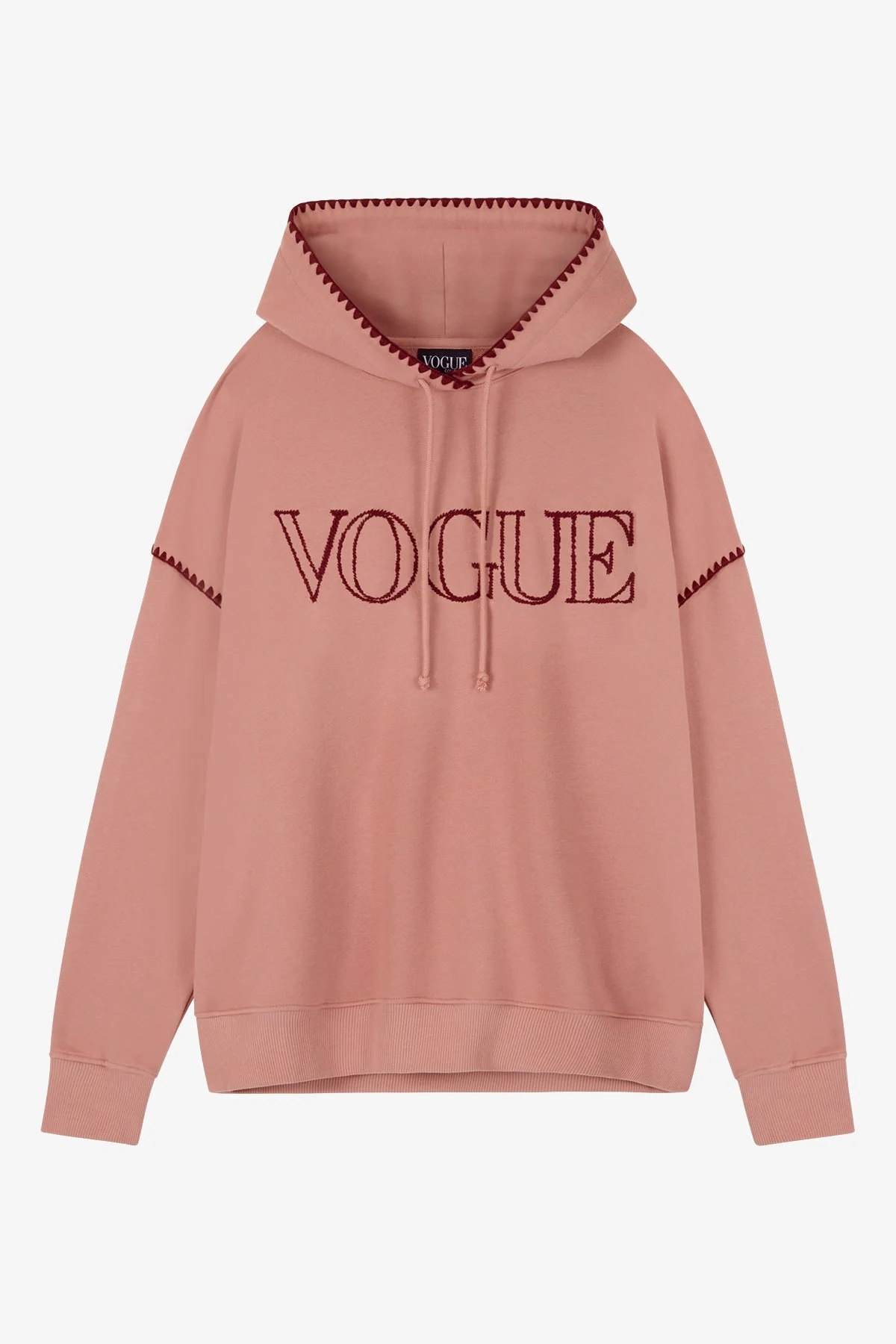 VOGUE Oversized Hoodie Ash Rose
