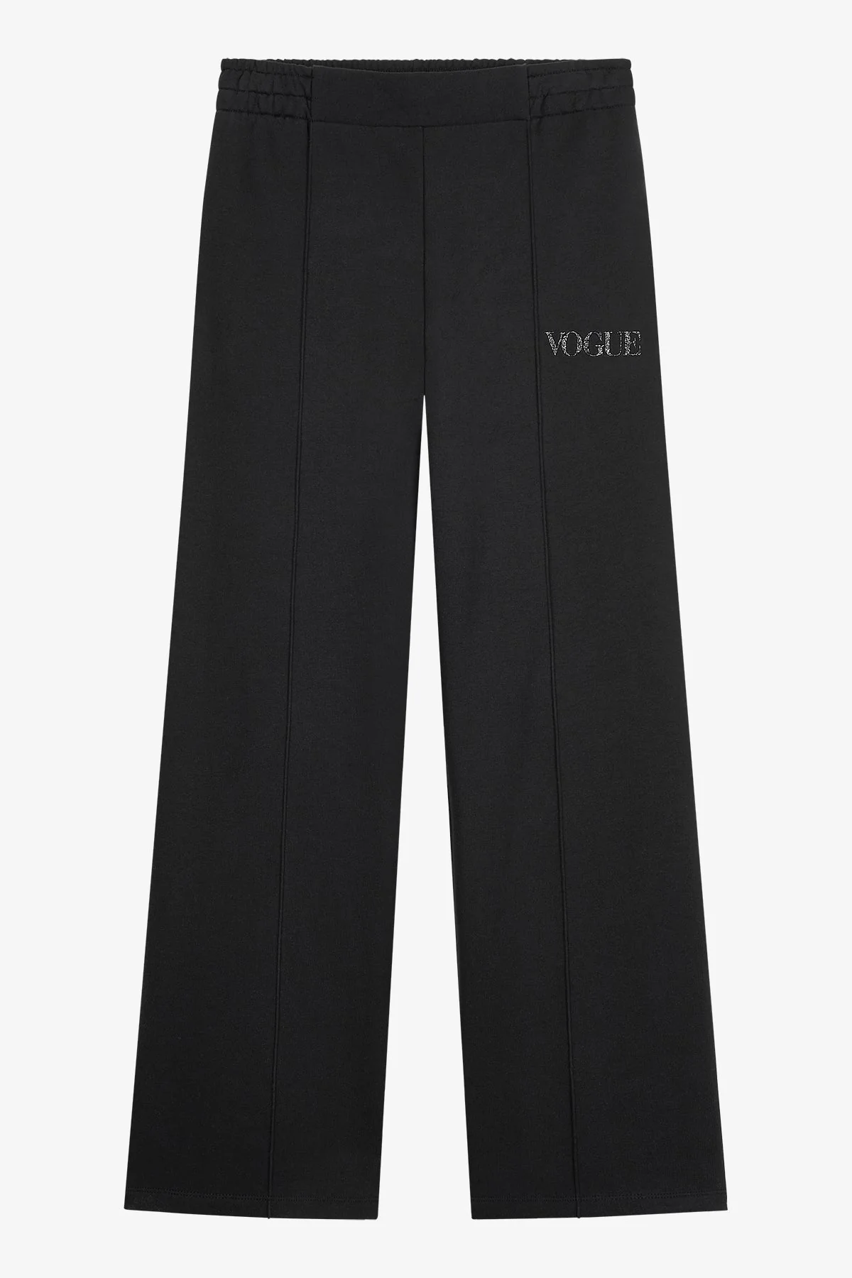 VOGUE Sweatpants | Black Sparkling