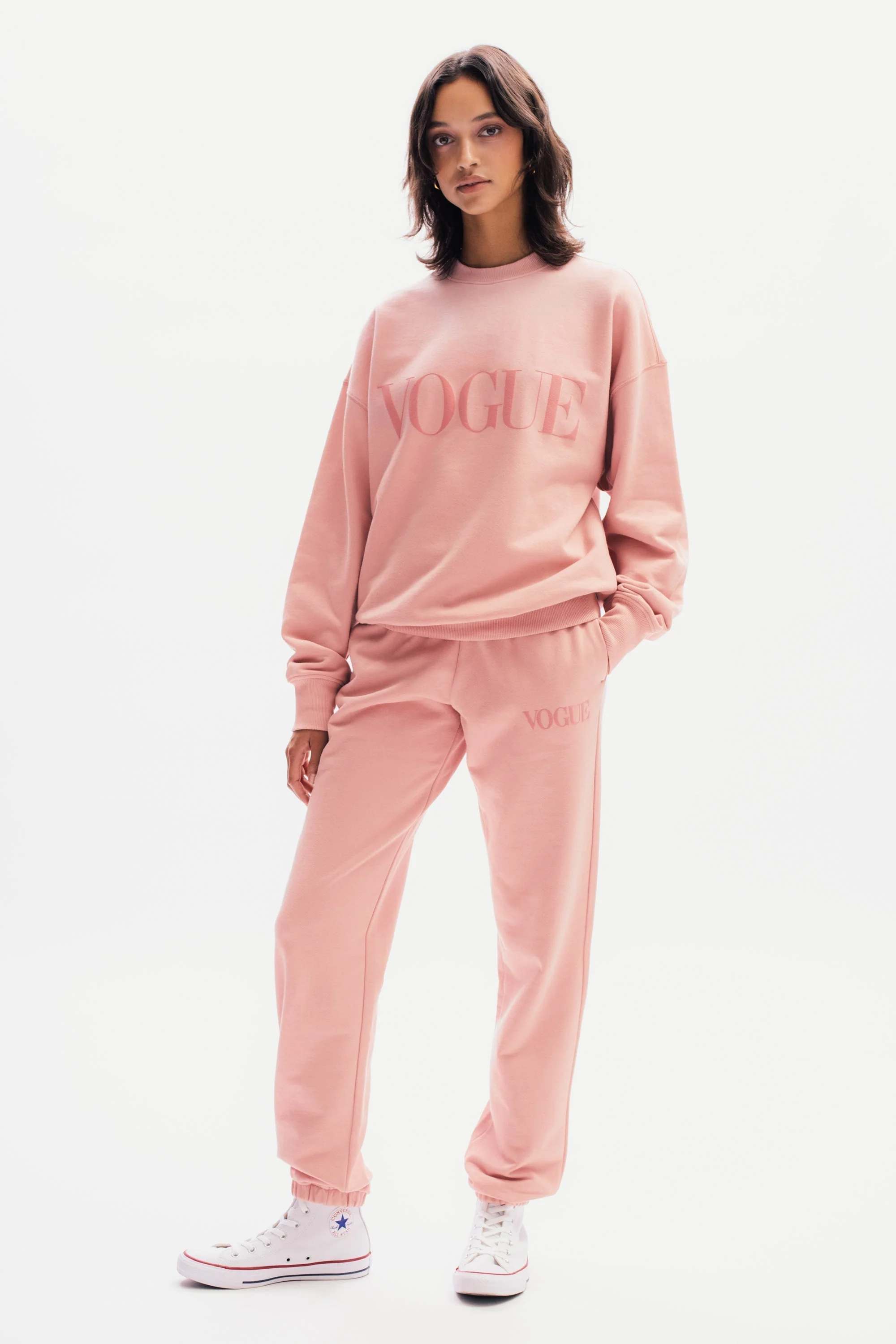VOGUE Sweatpants | Light Rose - Image 3