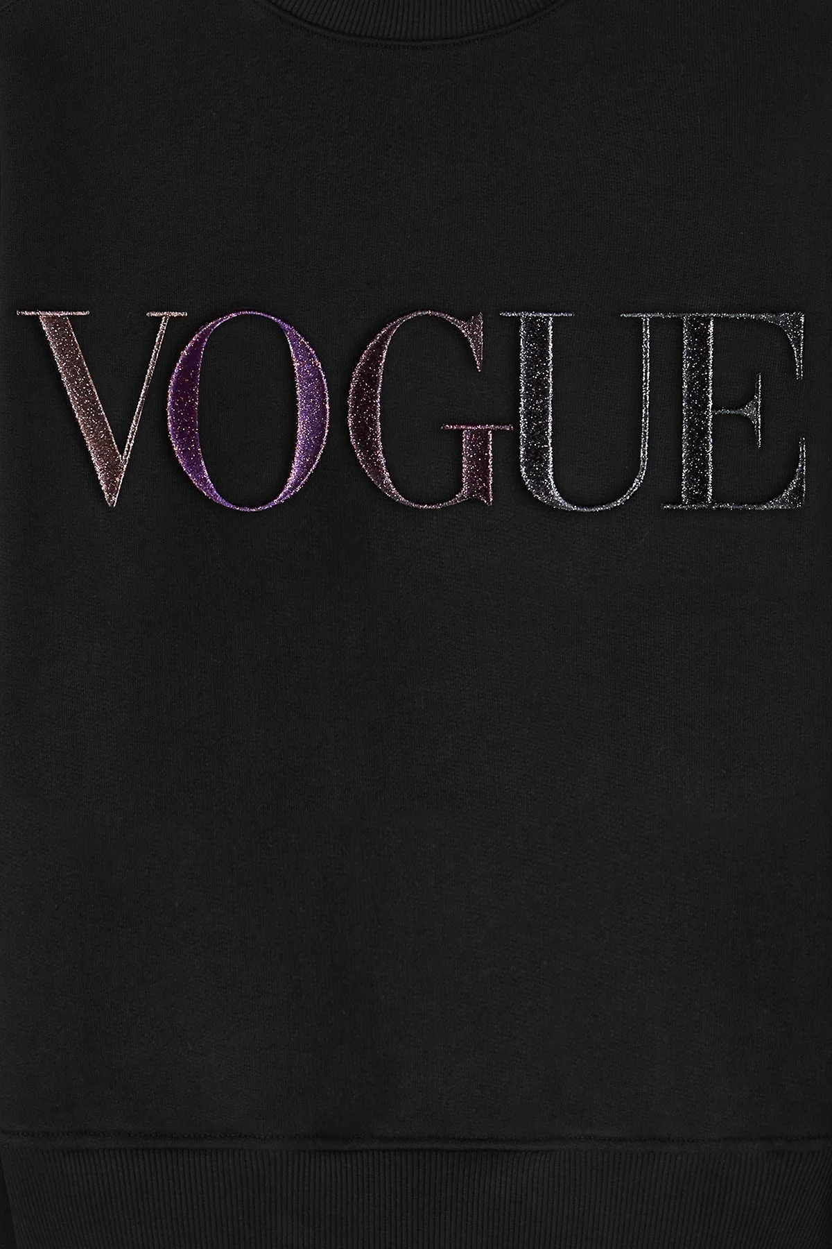 VOGUE Sweatshirt | Black Sparkling - Image 4