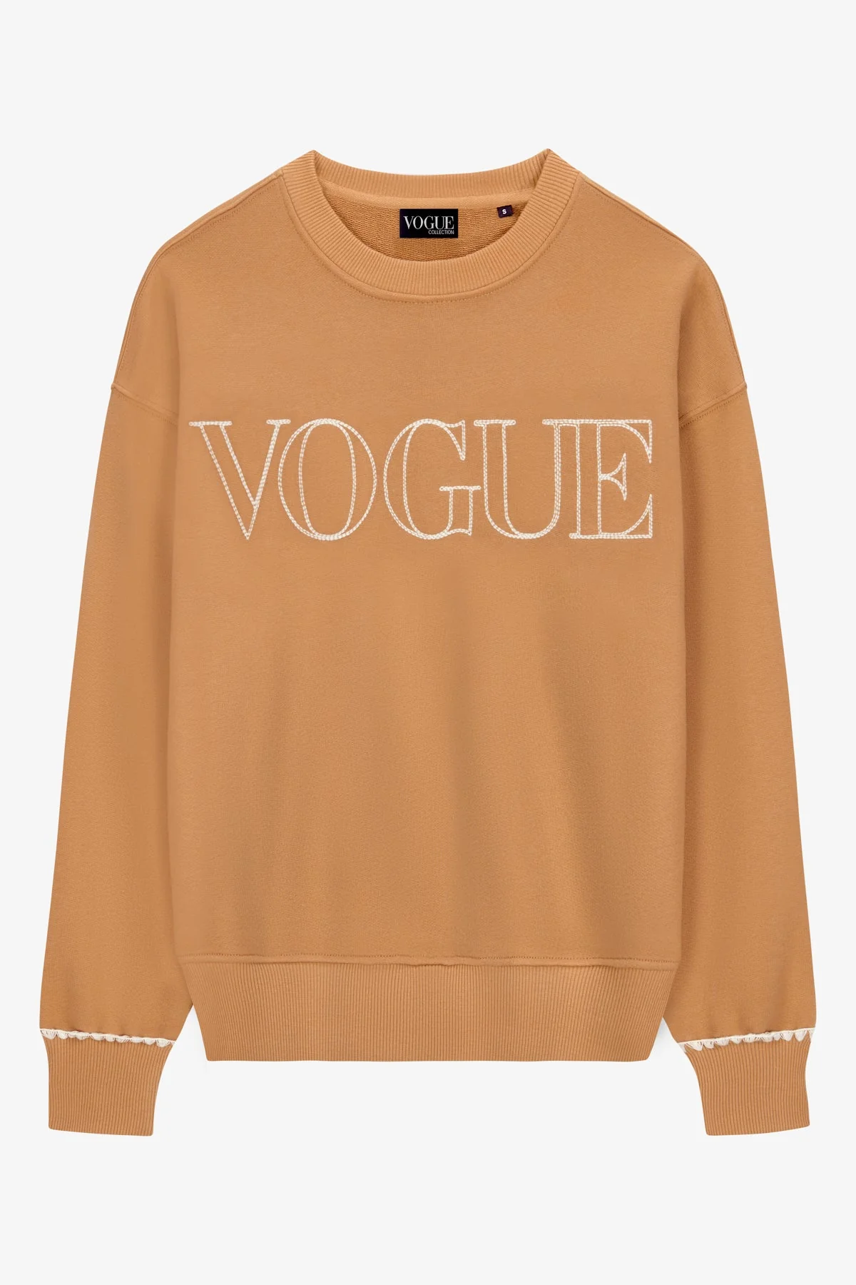 VOGUE Sweatshirt Camel