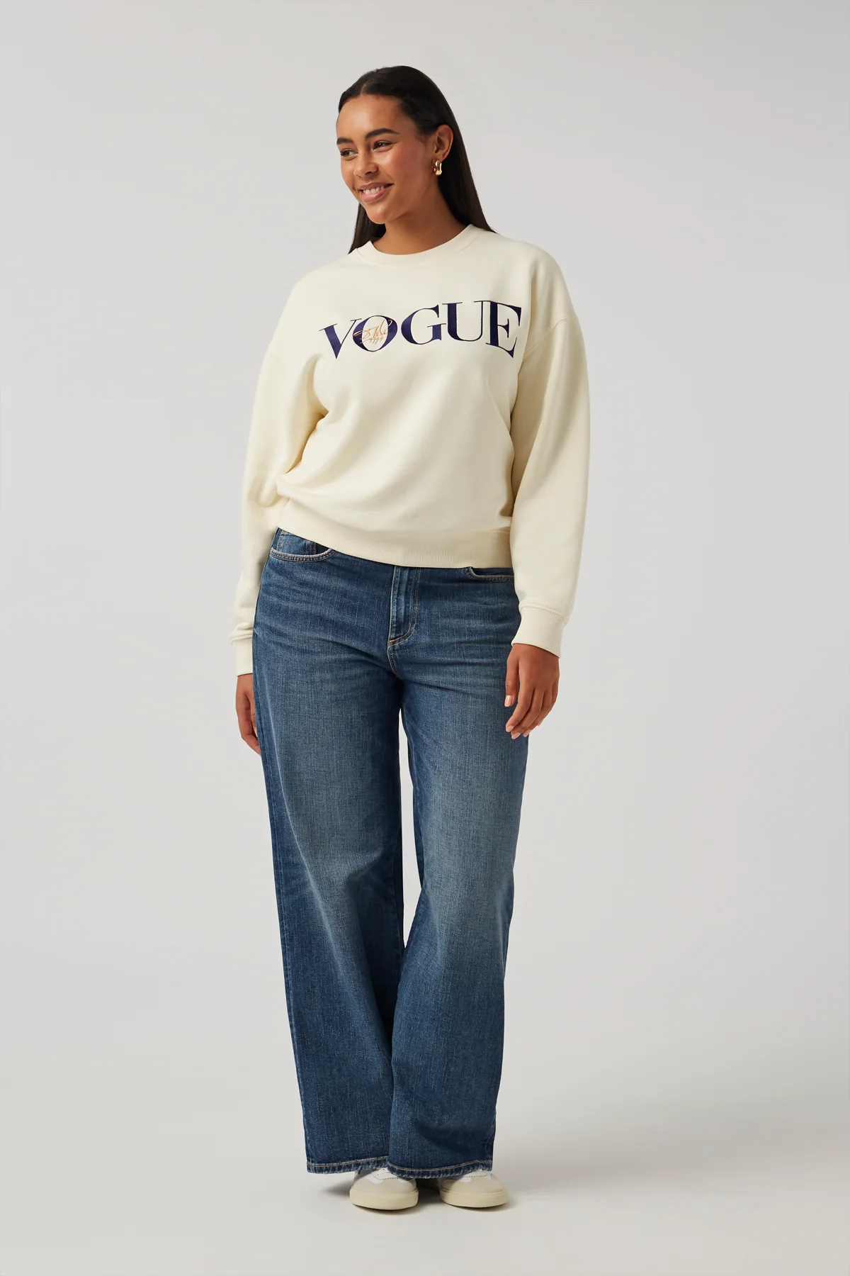 VOGUE Sweatshirt Cream DalĂ Cover Print - Image 2