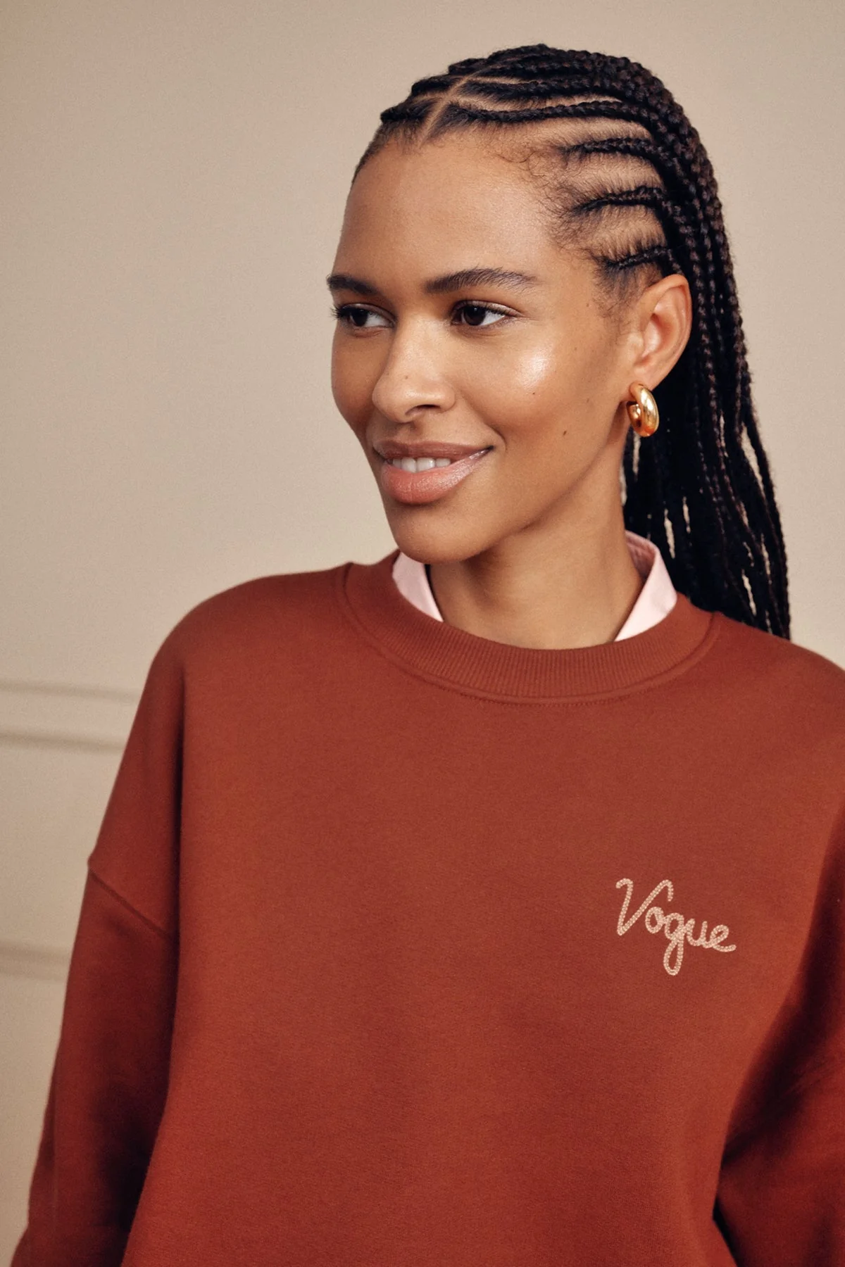 VOGUE Sweatshirt Rusty Red - Image 2