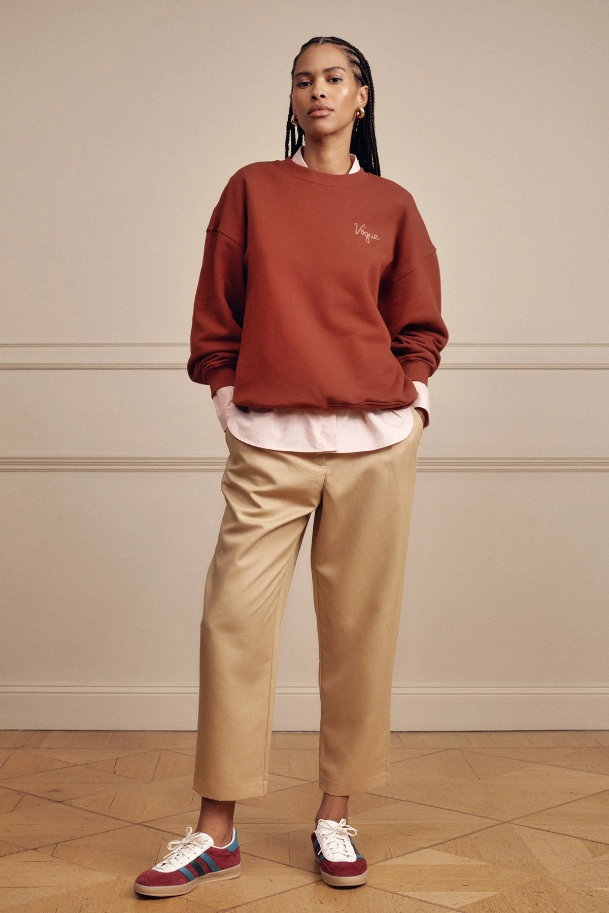 VOGUE Sweatshirt Rusty Red - Image 5