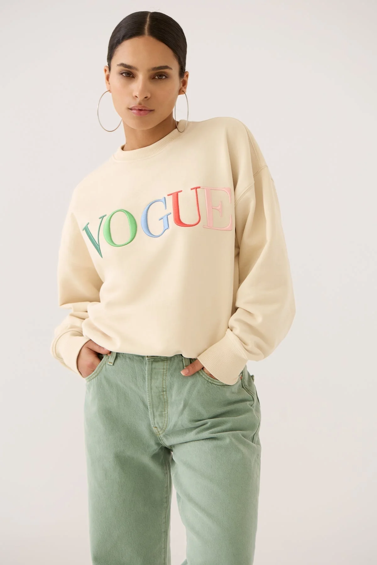 VOGUE Sweatshirt Colourful Sandshell - Image 3