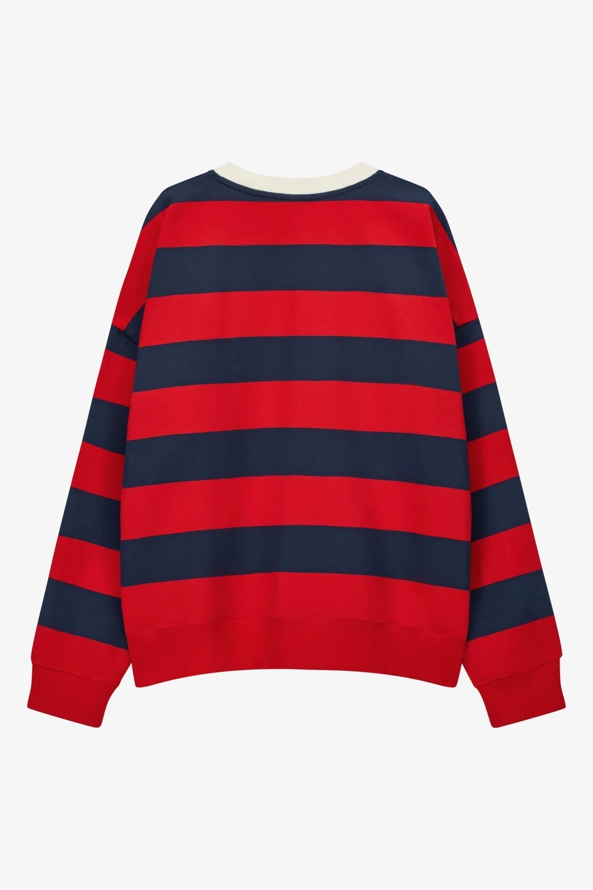 VOGUE Sweatshirt Stripes | Navy Red - Image 6