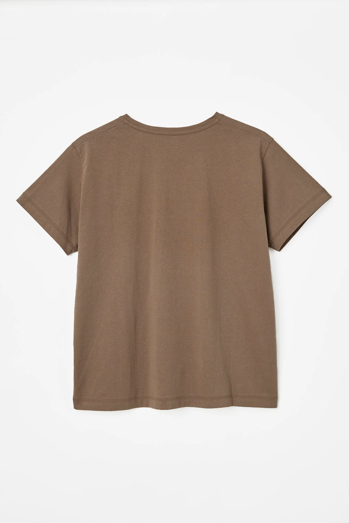 『VOGUE』ロゴ トゥルーコットン Tシャツ モカ - Image 4
