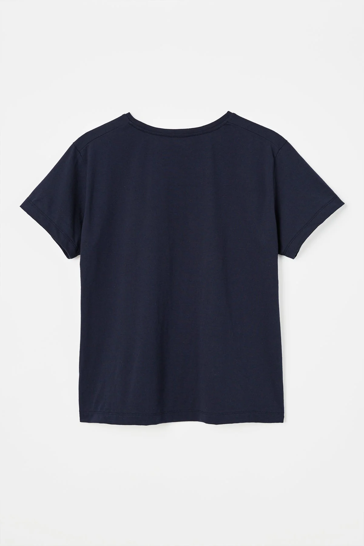 『VOGUE』ロゴ トゥルーコットン Tシャツ ネイビー - Image 4