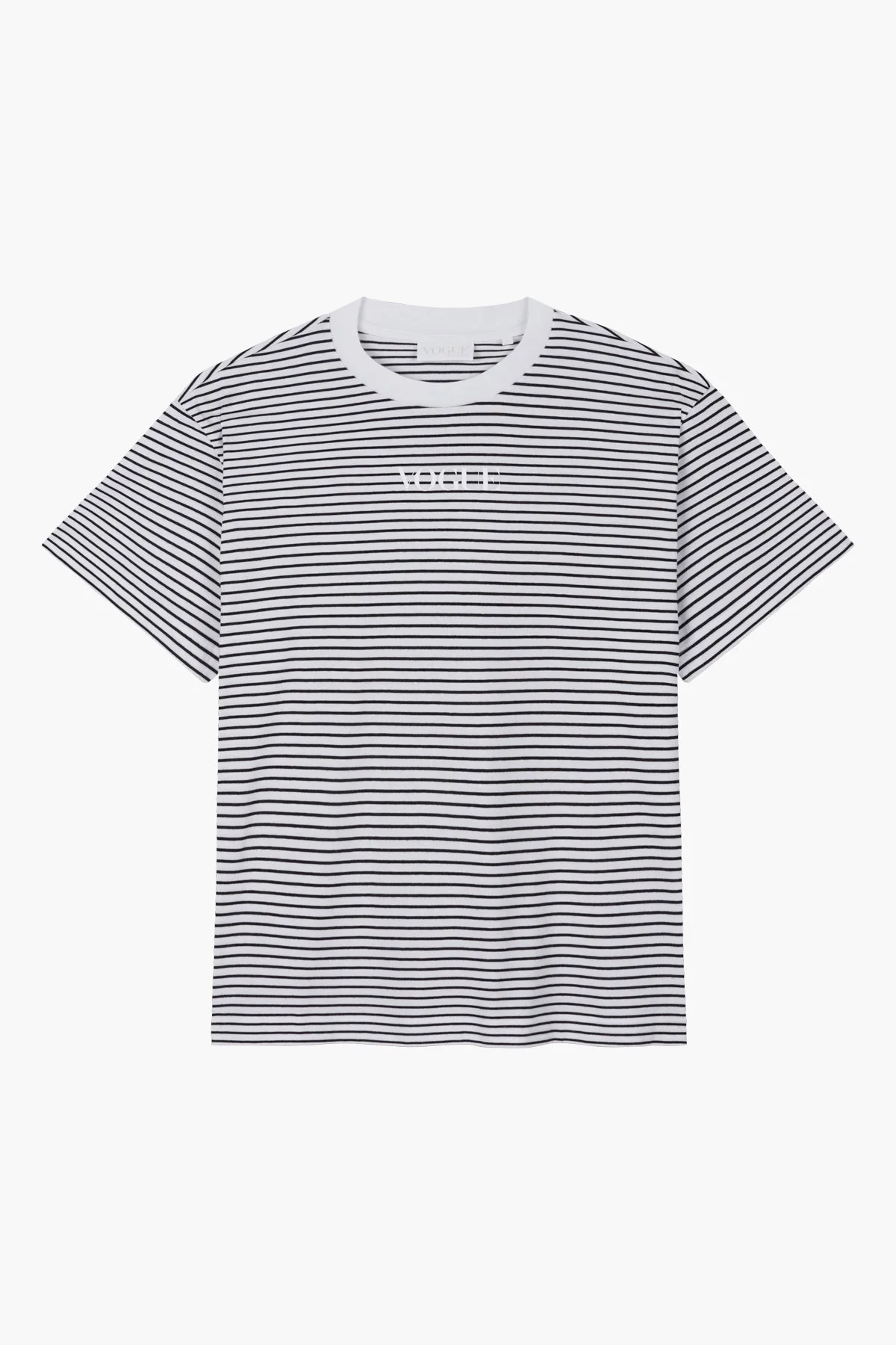 VOGUE T-Shirt Striped Black