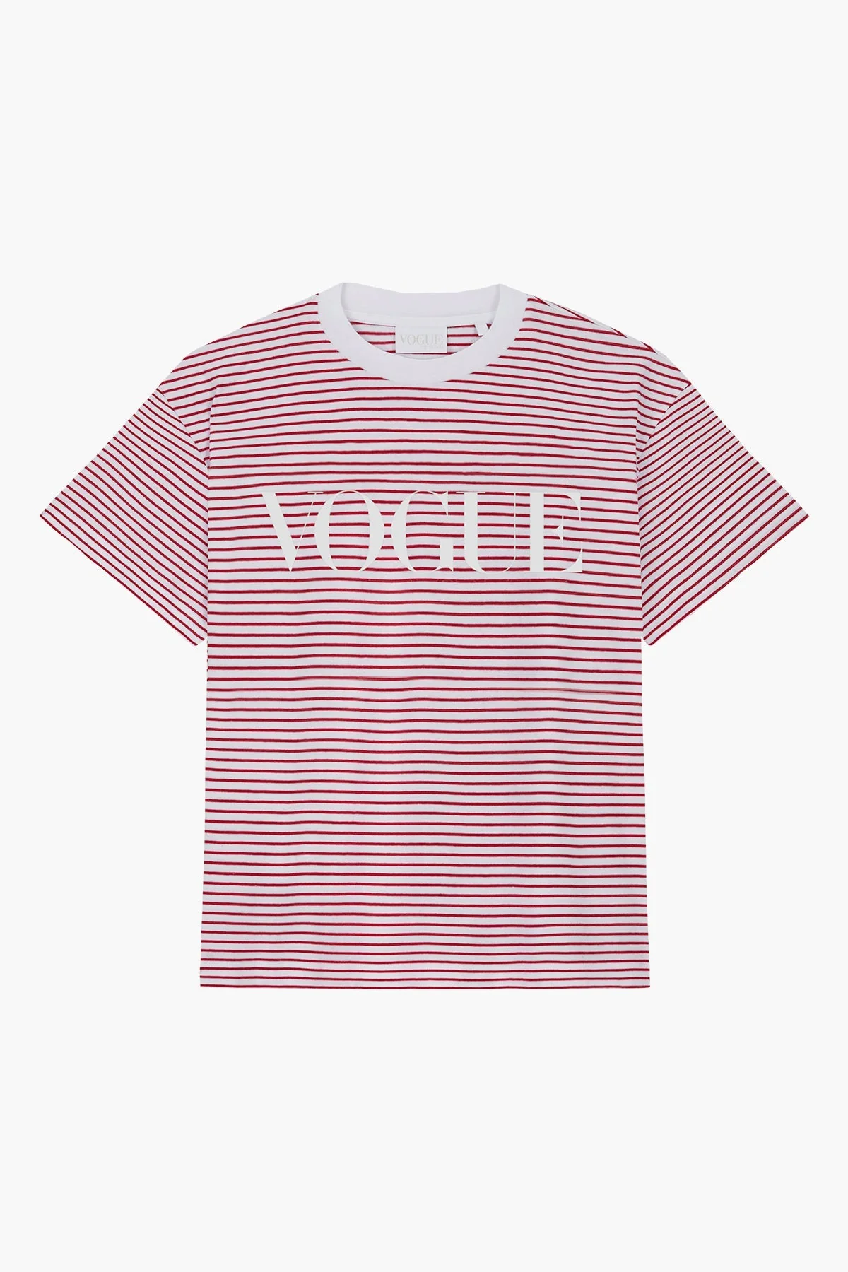 VOGUE T-Shirt Striped Red