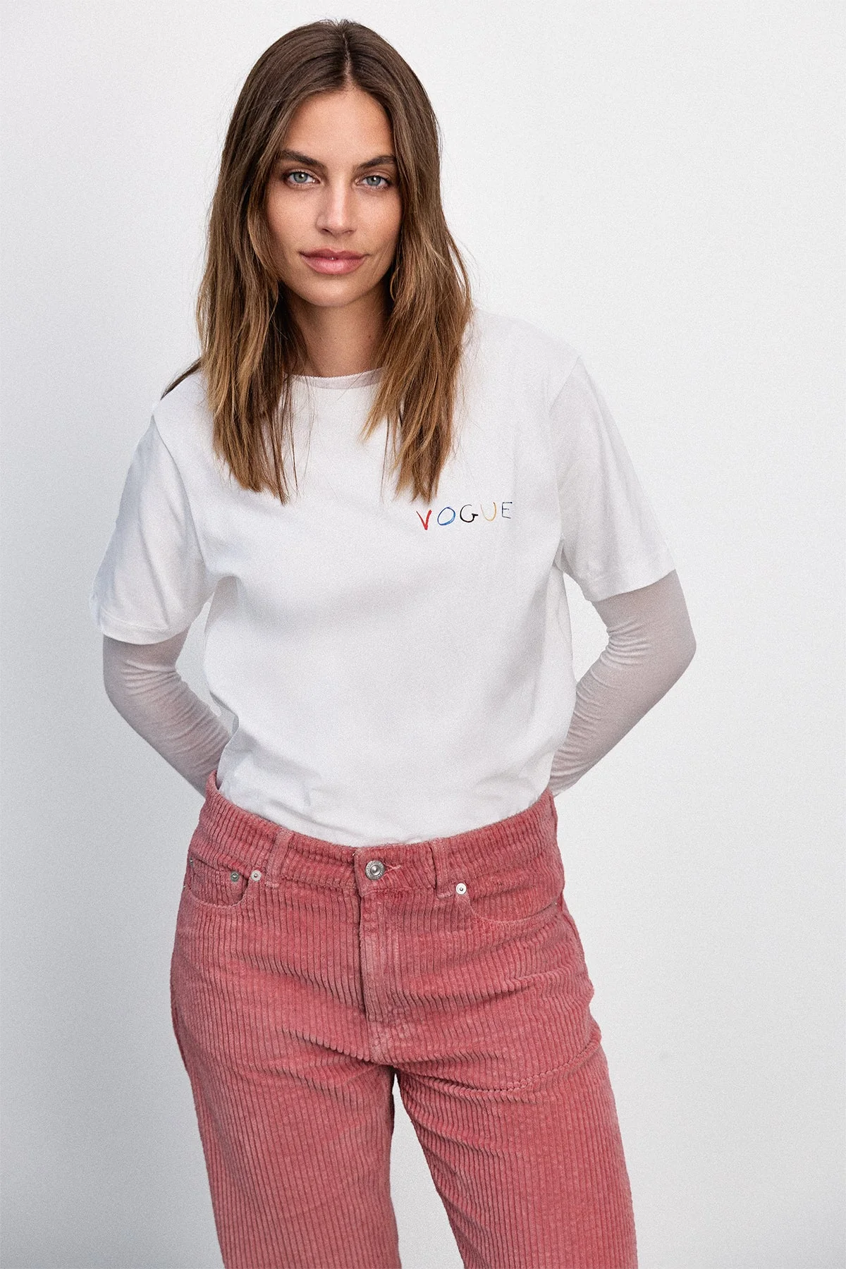 VOGUE T-Shirt White Cover Print - Image 2