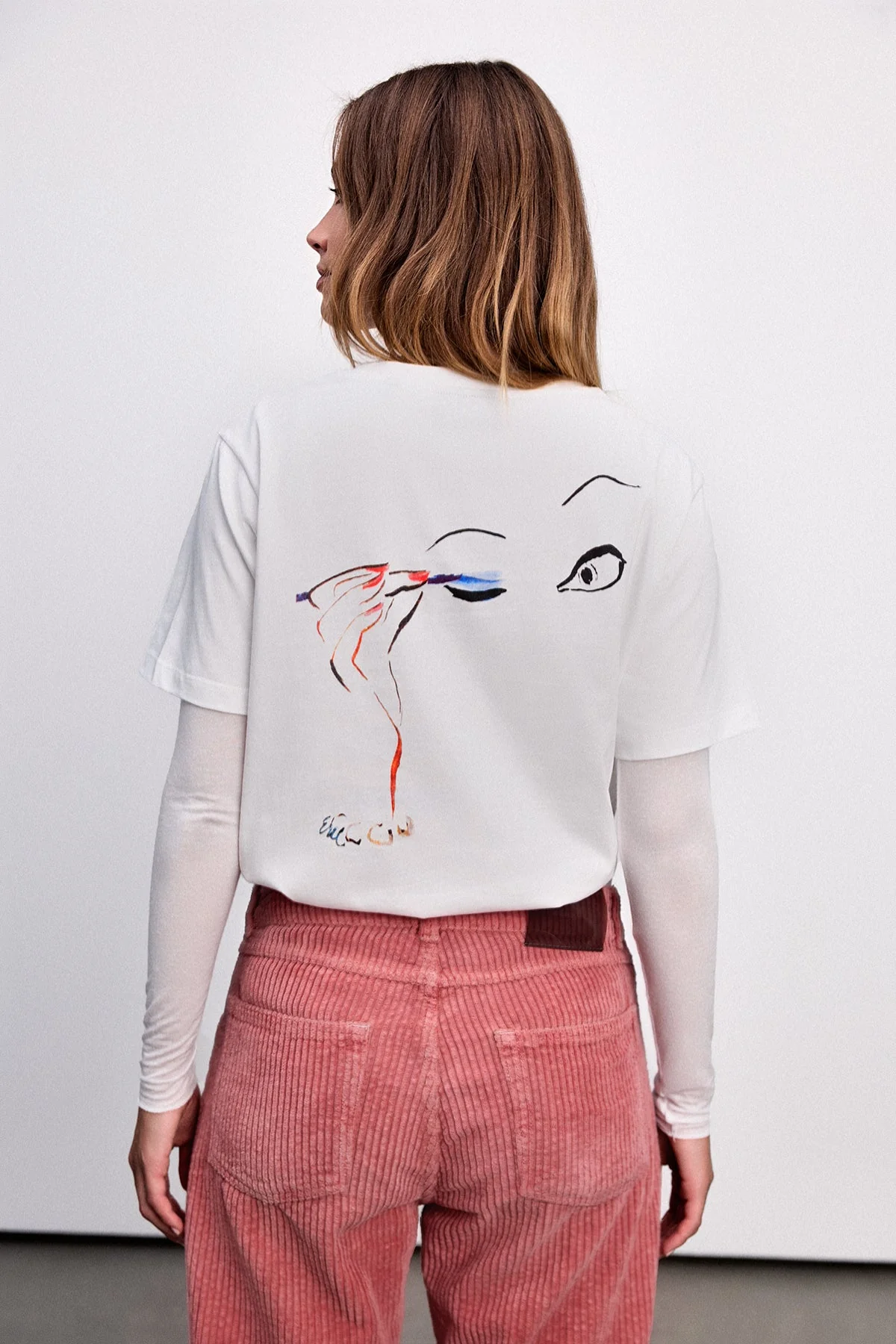 VOGUE T-Shirt White Cover Print - Image 3