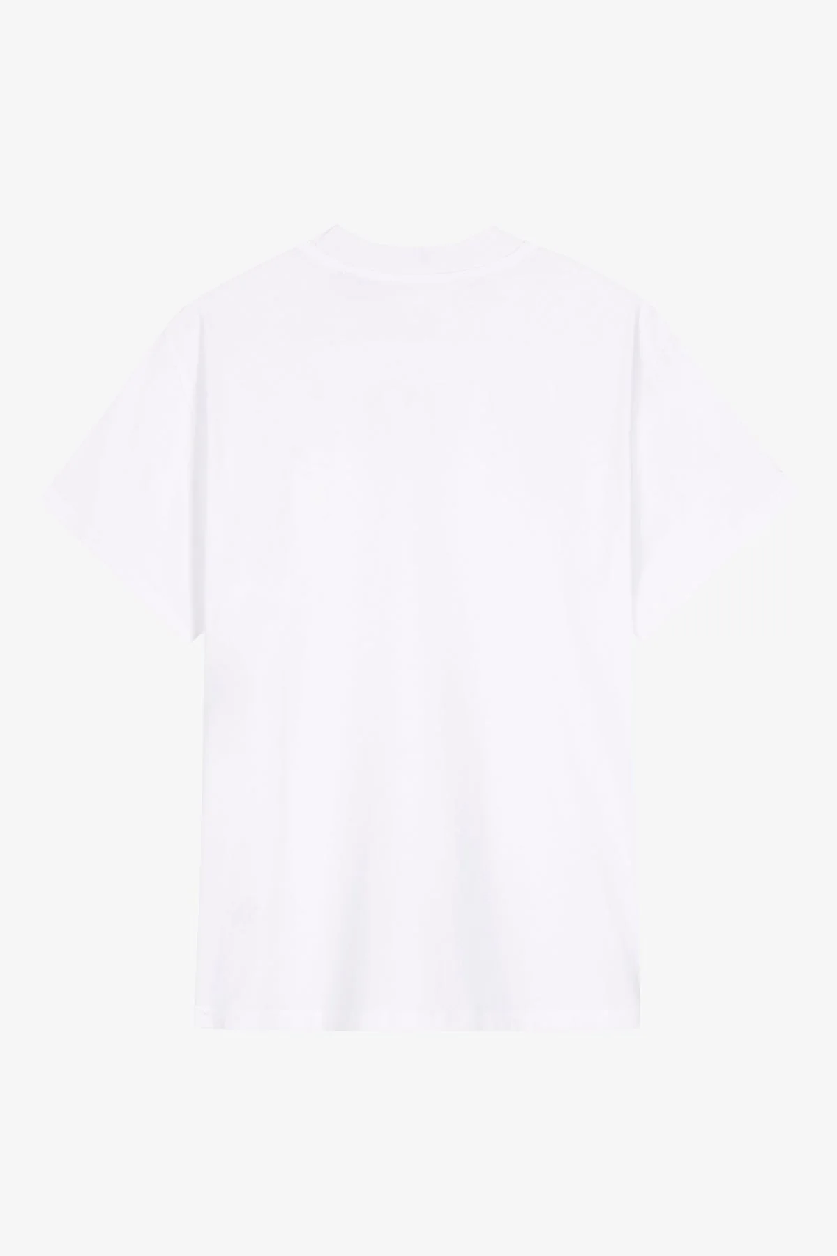 VOGUE T-Shirt White Small Embroidered Rainbow Logo - Image 8