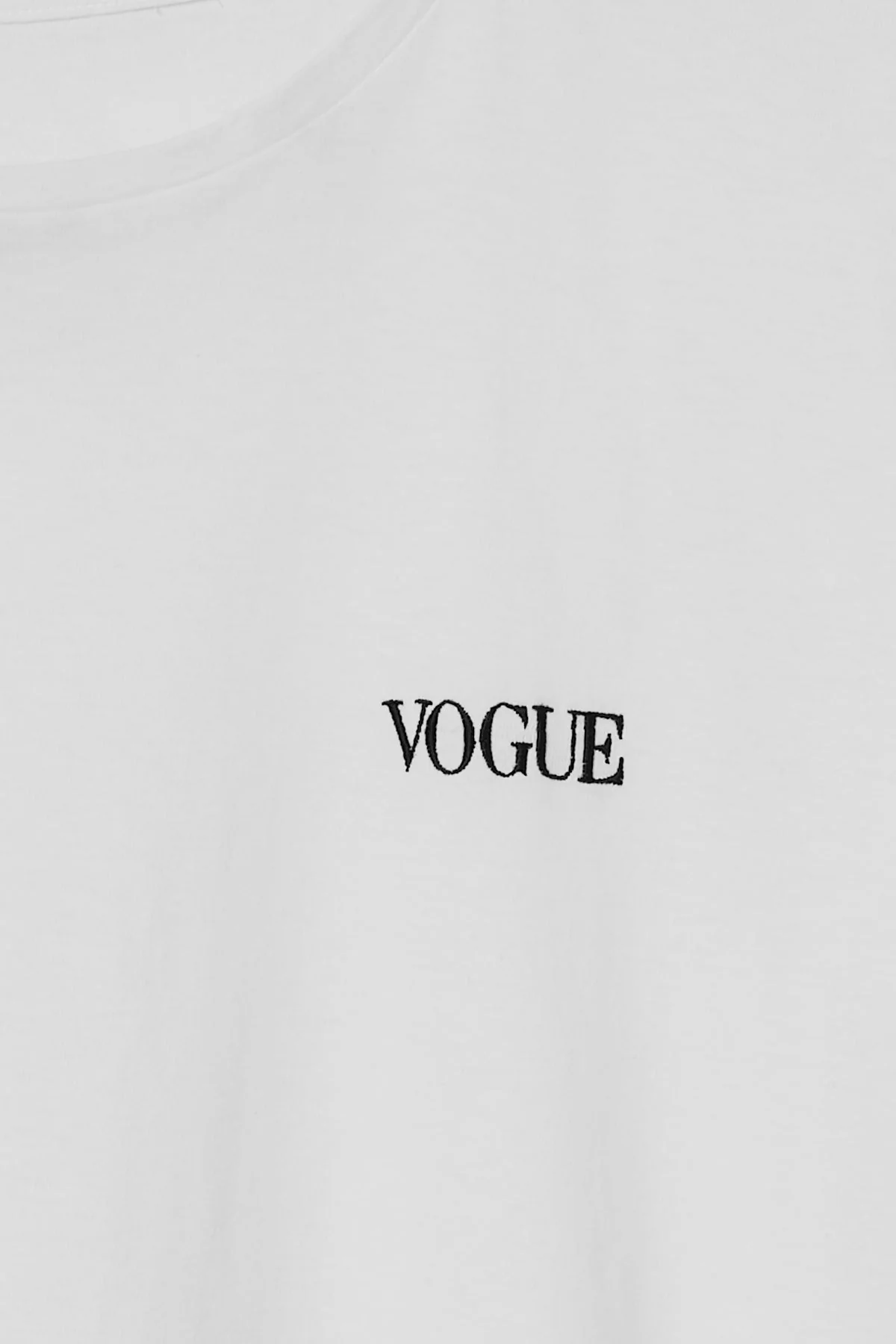 『VOGUE』ロゴ トゥルーコットン Tシャツ ホワイト - Image 6