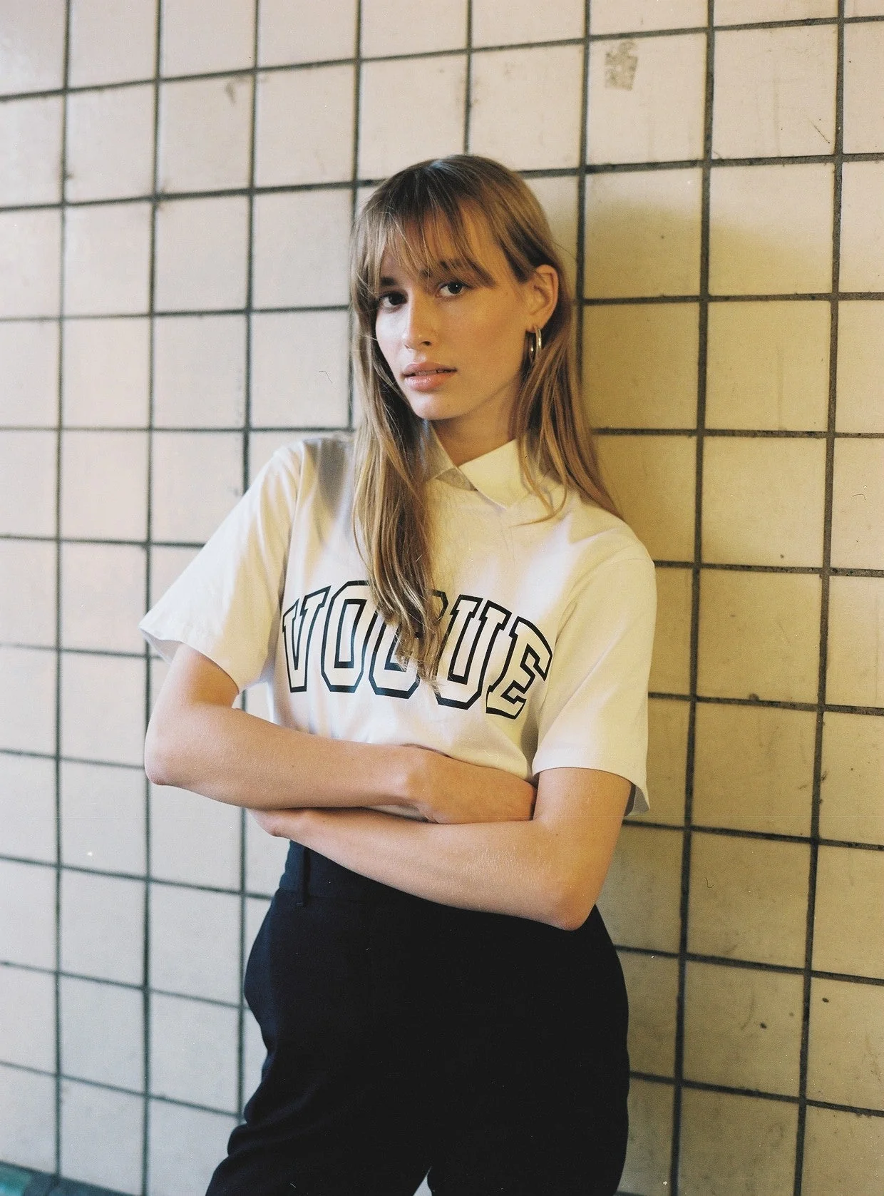 VOGUE Varsity T-Shirt White - Image 2