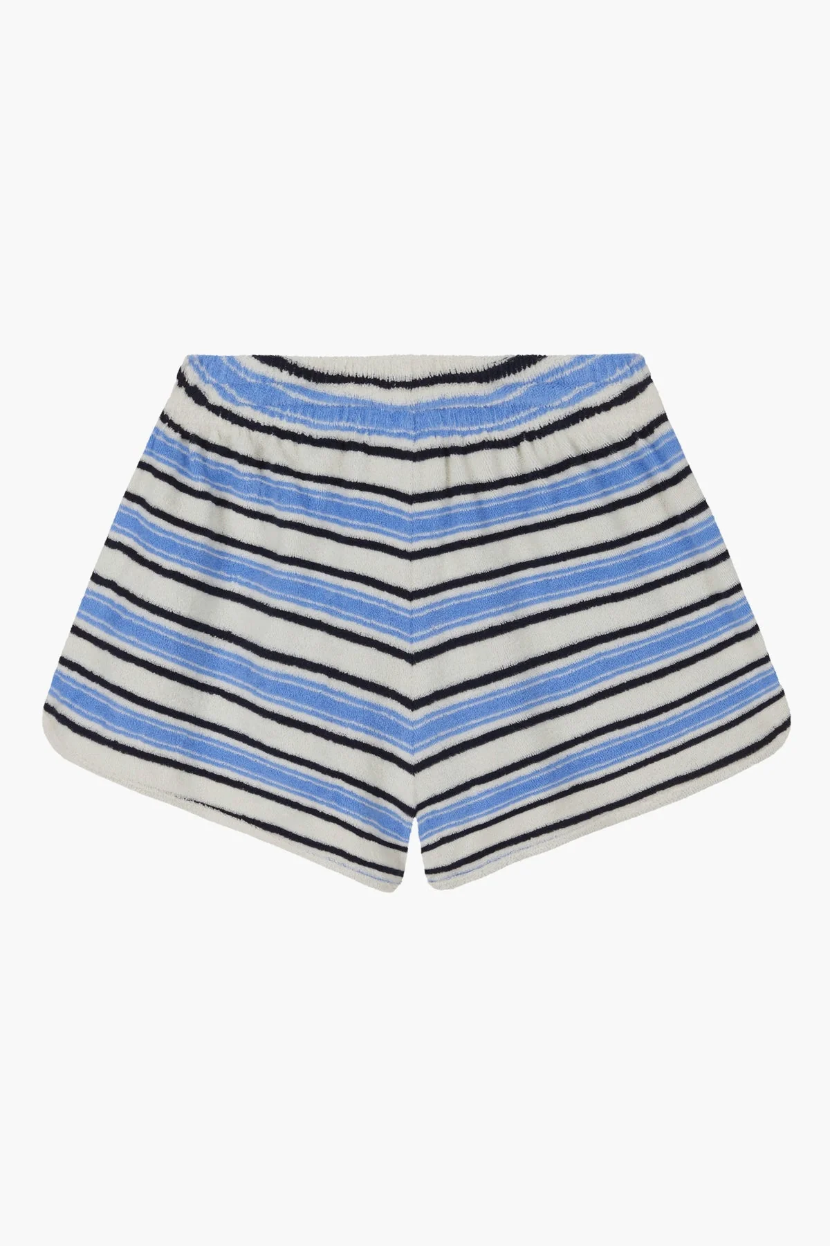 VOGUE Terry Shorts Striped Blue - Image 6